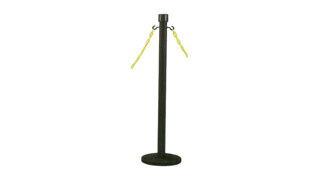 Poste con cadena plástica
